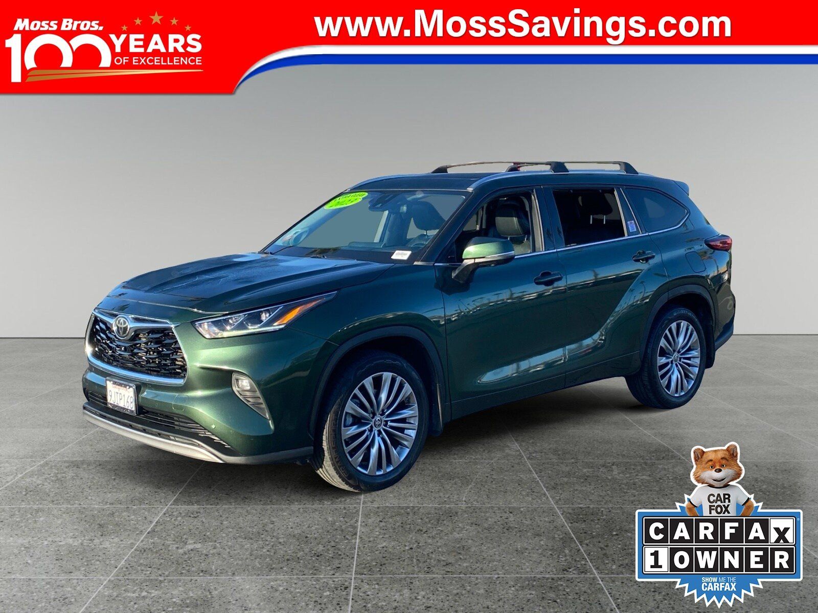 Used 2023 Toyota Highlander Platinum FWD image 1