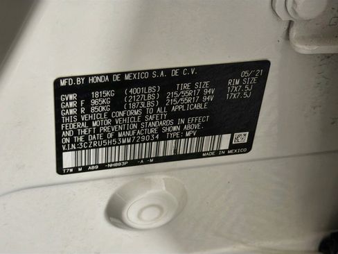 Used 2021 Honda HR-V EX image 12