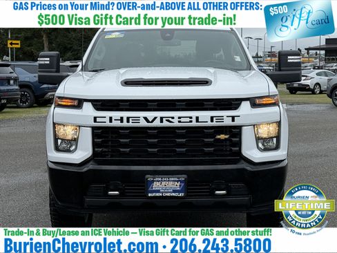 Used 2022 Chevrolet Silverado 2500 Custom w/ Custom Value Package AWD/4WD image 8