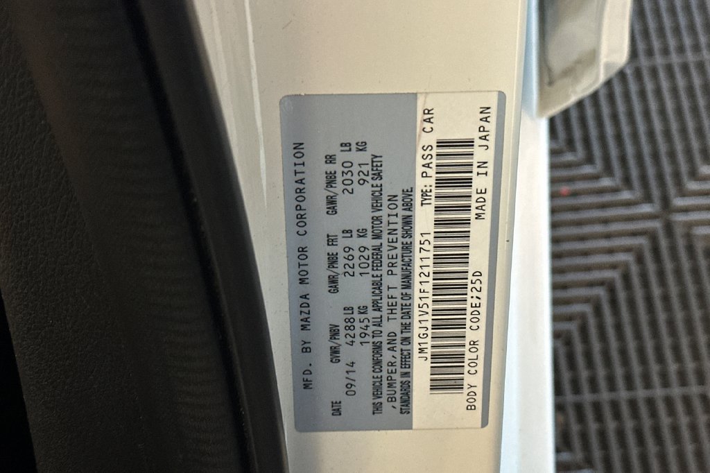 Used 2015 MAZDA MAZDA6 Touring FWD image 27