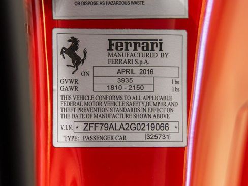 Used 2016 Ferrari 488 GTB RWD image 52