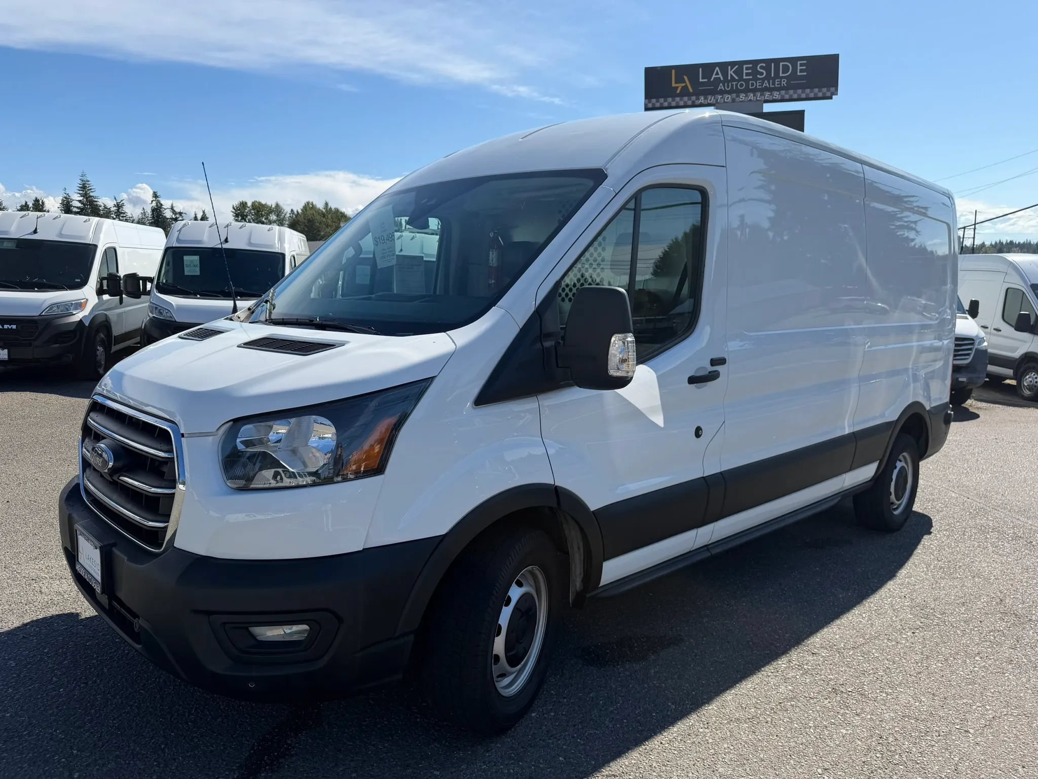 Used 2020 Ford Transit 250 Medium Roof w/ Load Area Protection Package RWD image 11