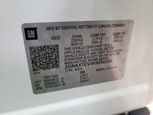 Used 2019 Chevrolet Equinox LT AWD/4WD image 33