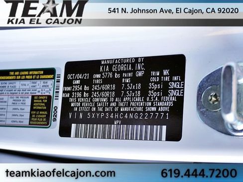 Certified 2022 Kia Telluride EX FWD image 35