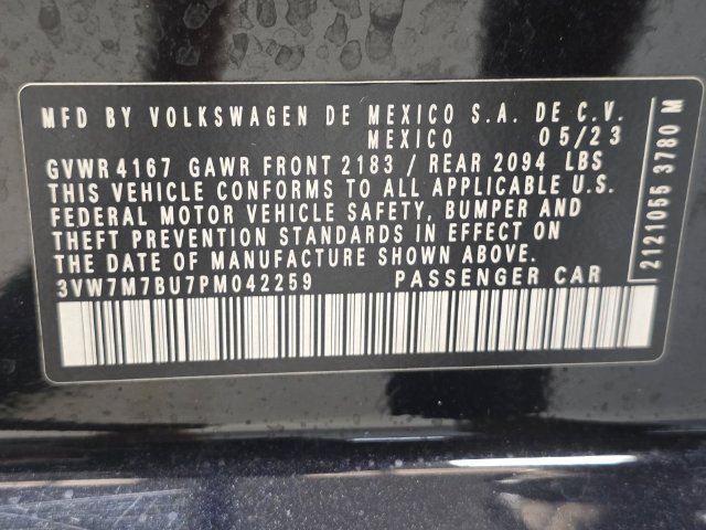 Certified 2023 Volkswagen Jetta SE FWD image 35