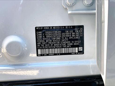 Used 2026 Honda HR-V EX-L image 19