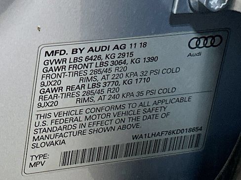 Used 2019 Audi Q7 2.0T Premium Plus w/ Premium Plus Package AWD/4WD image 33