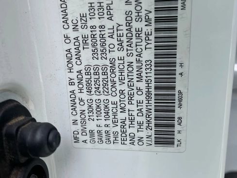 Used 2017 Honda CR-V Touring image 8