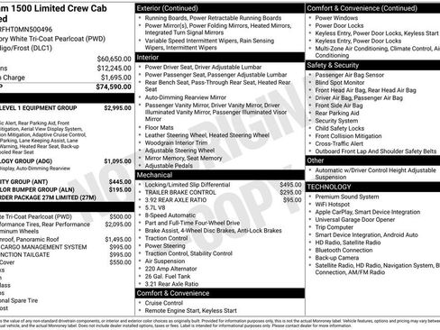 Used 2021 RAM 1500 Limited AWD/4WD image 2