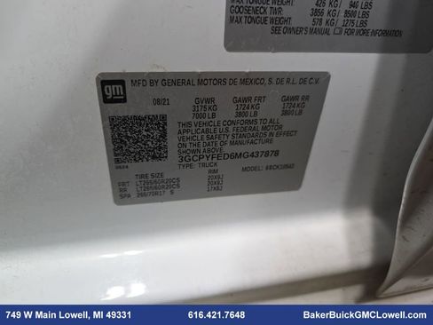 Used 2021 Chevrolet Silverado 1500 LT Trail Boss w/ Bed Protection Package image 34