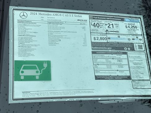 Certified 2024 Mercedes-Benz C 63 AMG S image 22