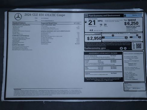 New 2026 Mercedes-Benz GLE 450 4MATIC Coupe image 9