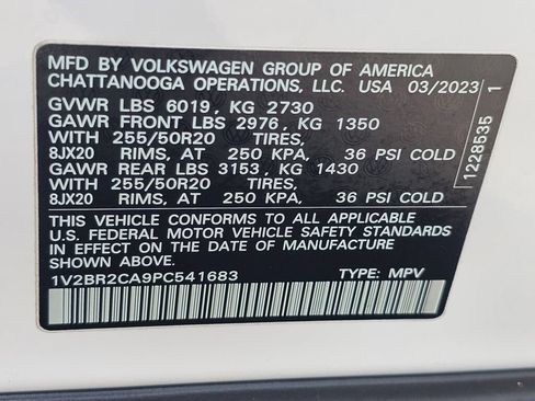 Certified 2023 Volkswagen Atlas SEL AWD/4WD image 31