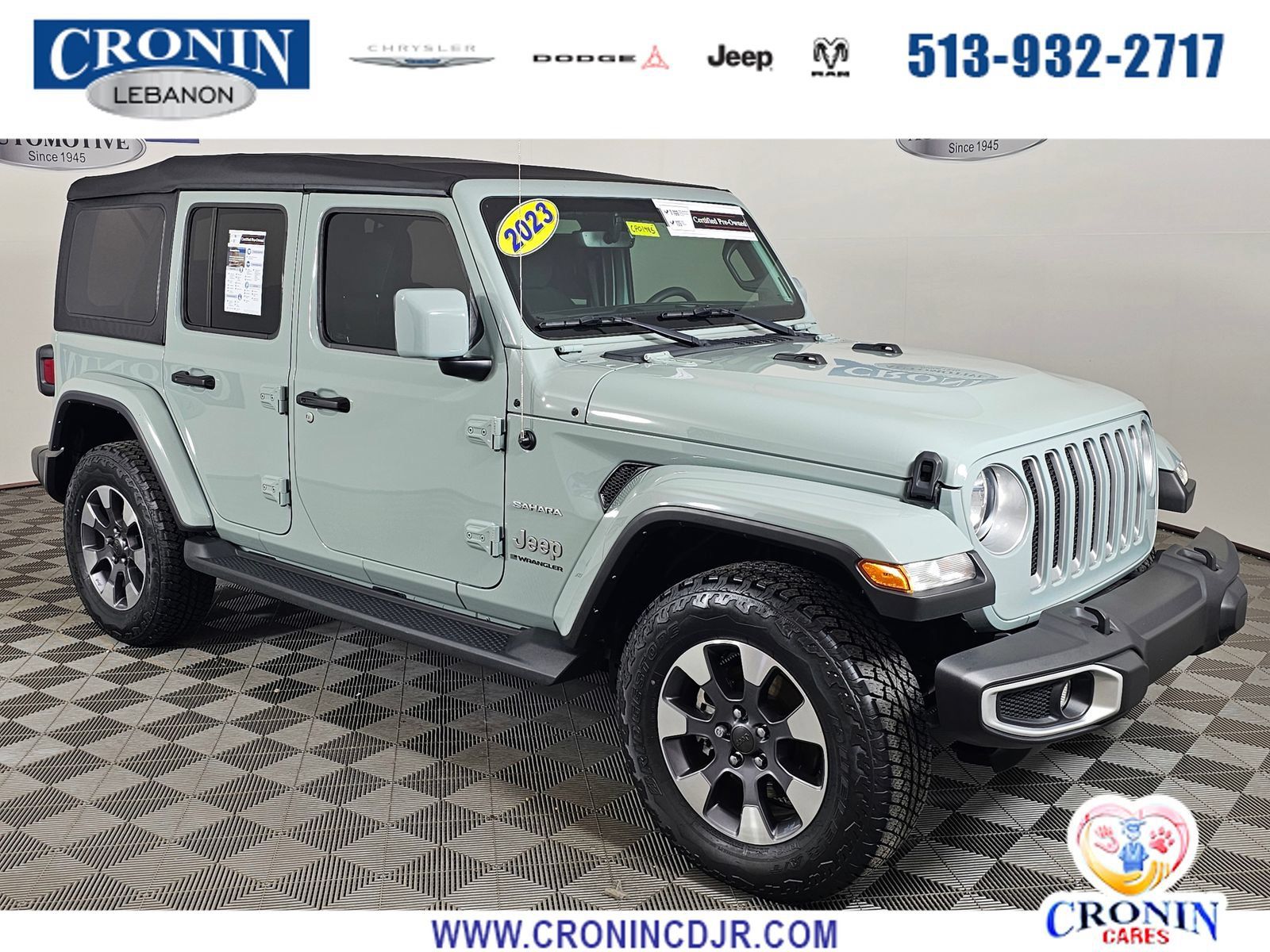Used 2023 Jeep Wrangler Unlimited Sahara w/ Cold Weather Group AWD/4WD image 1