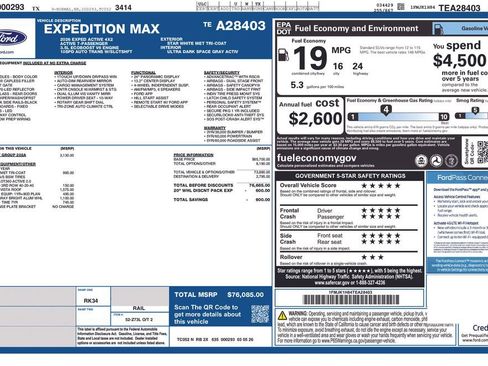 New 2026 Ford Expedition Max Active RWD image 4