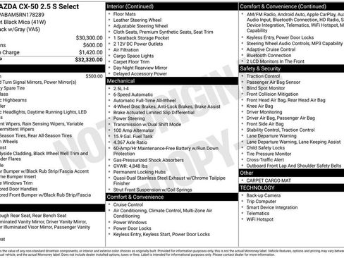 Used 2024 MAZDA CX-50 AWD 2.5 S w/ Select Package image 41