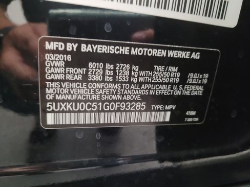 Used 2016 BMW X6 sDrive35i RWD image 33