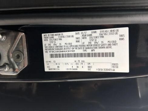 Used 2017 Ford Escape SE AWD/4WD image 22