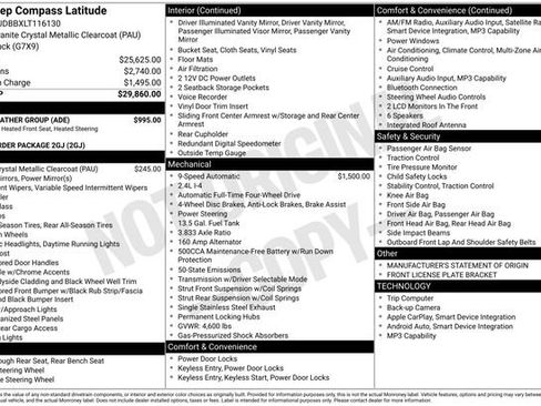 Used 2020 Jeep Compass Latitude w/ Cold Weather Group image 6