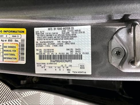 Used 2014 Ford Fusion Titanium FWD image 3