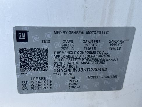 Used 2019 Cadillac Escalade ESV Luxury AWD/4WD image 33