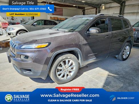 Used 2015 Jeep Cherokee Limited w/ Luxury Group AWD/4WD image 1