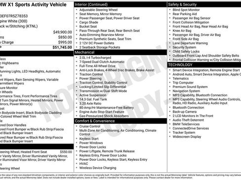 Used 2024 BMW X1 M35i w/ M Sport Professional Package AWD/4WD image 25