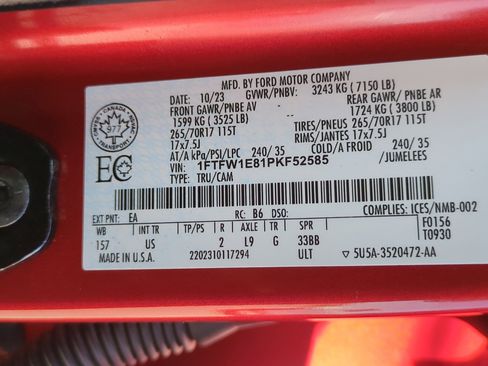 Used 2023 Ford F150 XLT w/ Equipment Group 301A Mid AWD/4WD image 33