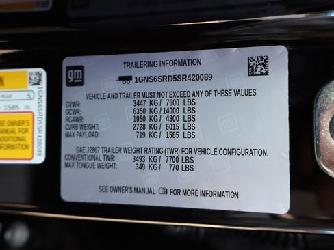 New 2025 Chevrolet Tahoe Premier image 58