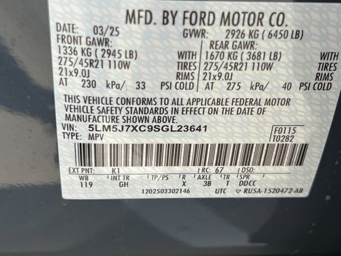 New 2025 Lincoln Aviator Reserve w/ Luxury Package image 35