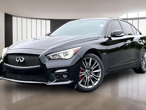 Used 2017 INFINITI Q50 Red Sport 400 AWD/4WD image 1