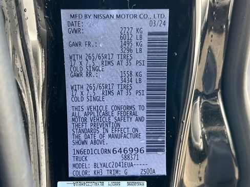 Certified 2024 Nissan Frontier SV w/ SV Convenience Package image 33