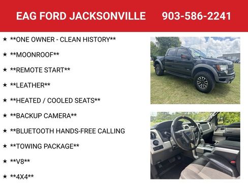 Used 2012 Ford F150 Raptor w/ Raptor Luxury Pkg AWD/4WD image 4