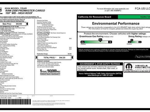 Used 2024 RAM ProMaster 2500 w/ Convenience Group image 4