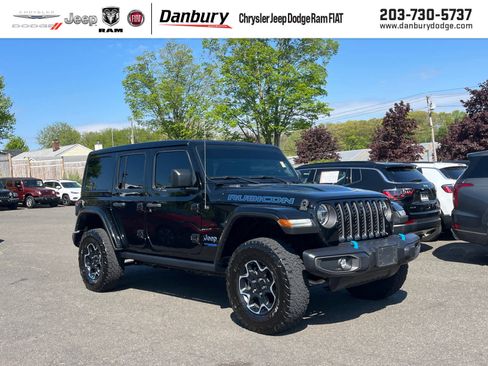 Used 2022 Jeep Wrangler Unlimited Rubicon 4xe w/ Cold Weather Group AWD/4WD image 1