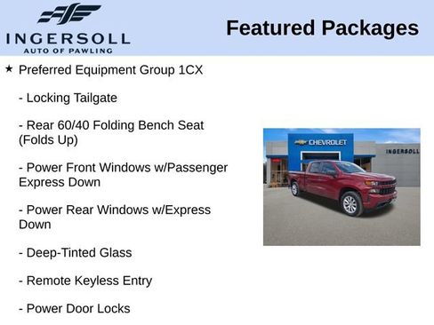 Used 2020 Chevrolet Silverado 1500 Custom w/ Custom Value Package AWD/4WD image 15