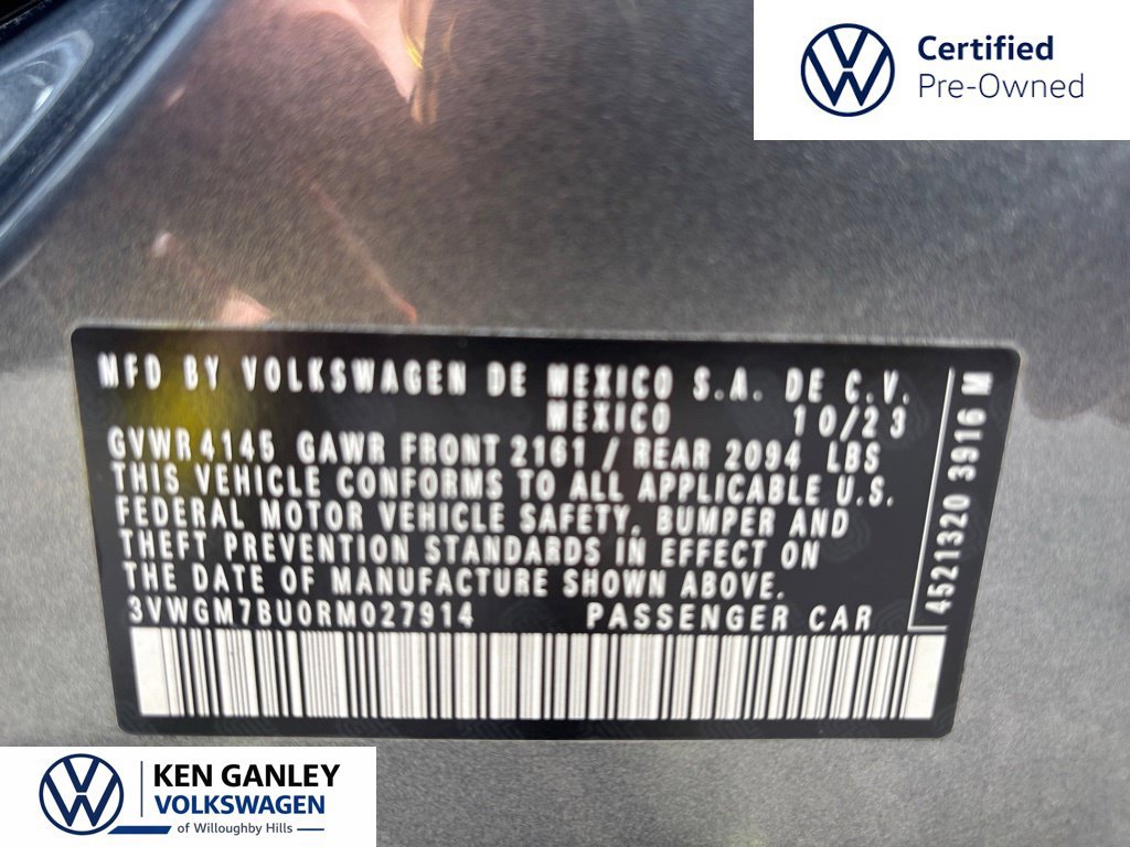 Certified 2024 Volkswagen Jetta SEL FWD image 11