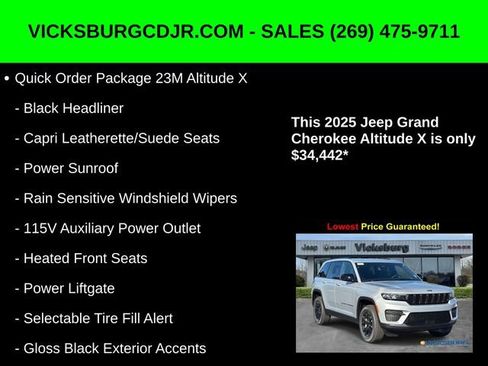 New 2025 Jeep Grand Cherokee Altitude image 11