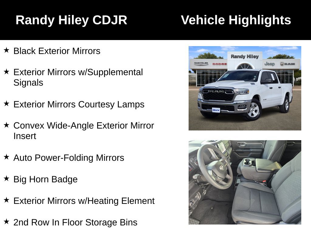 Used 2025 RAM 1500 Big Horn AWD/4WD image 10