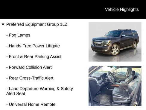 Used 2015 Chevrolet Tahoe LTZ w/ Max Trailering Package AWD/4WD image 16
