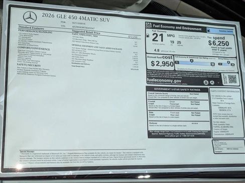 New 2026 Mercedes-Benz GLE 450 4MATIC image 19