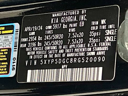 Used 2024 Kia Telluride SX X-Line AWD/4WD image 35