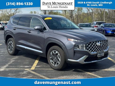 Used 2022 Hyundai Santa Fe Blue AWD/4WD image 1