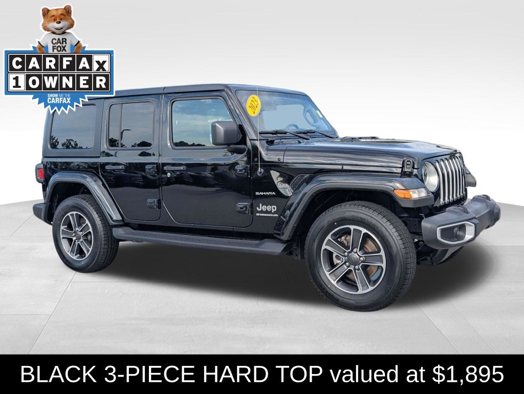Used 2023 Jeep Wrangler Unlimited Sahara w/ Cold Weather Group AWD/4WD 360° Tour