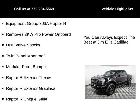 Used 2024 Ford F150 Raptor w/ Equipment Group 803A Raptor R image 5