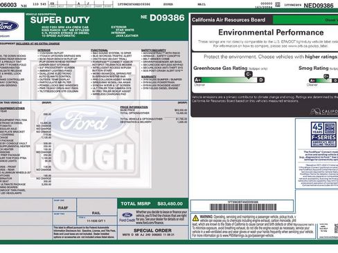 Used 2022 Ford F250 King Ranch w/ King Ranch Ultimate Package AWD/4WD image 5