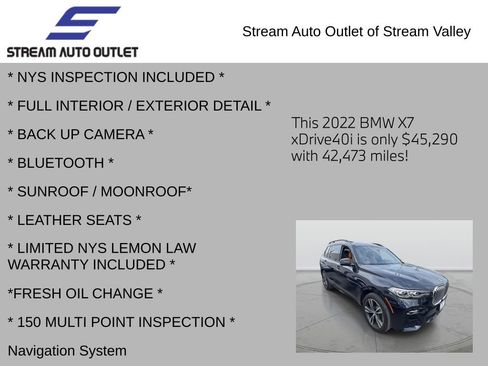 Used 2022 BMW X7 xDrive40i w/ M Sport Package image 4