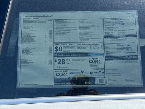 Used 2025 BMW X1 xDrive28i w/ Technology Package image 30