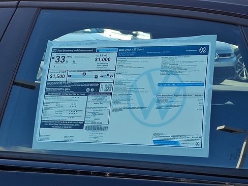 New 2026 Volkswagen Jetta S FWD image 19