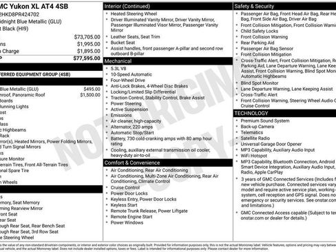 Used 2023 GMC Yukon XL AT4 AWD/4WD image 40
